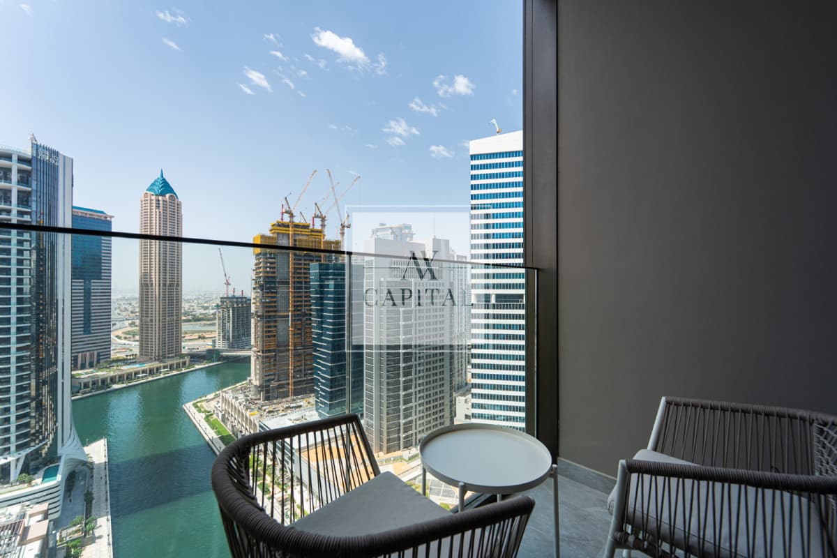 Full Canal View | High floor | Fully furnished - 2