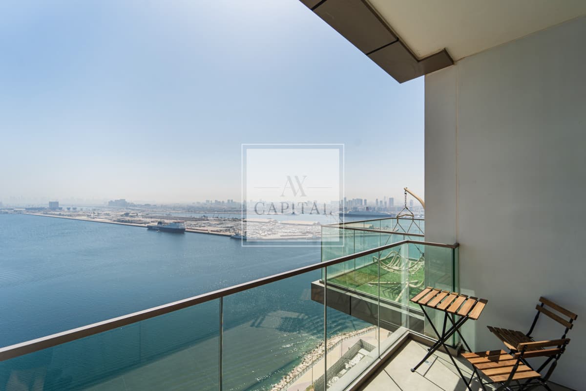Luxury Furnished | Sea View | Upgraded 2BR + Maid - 3