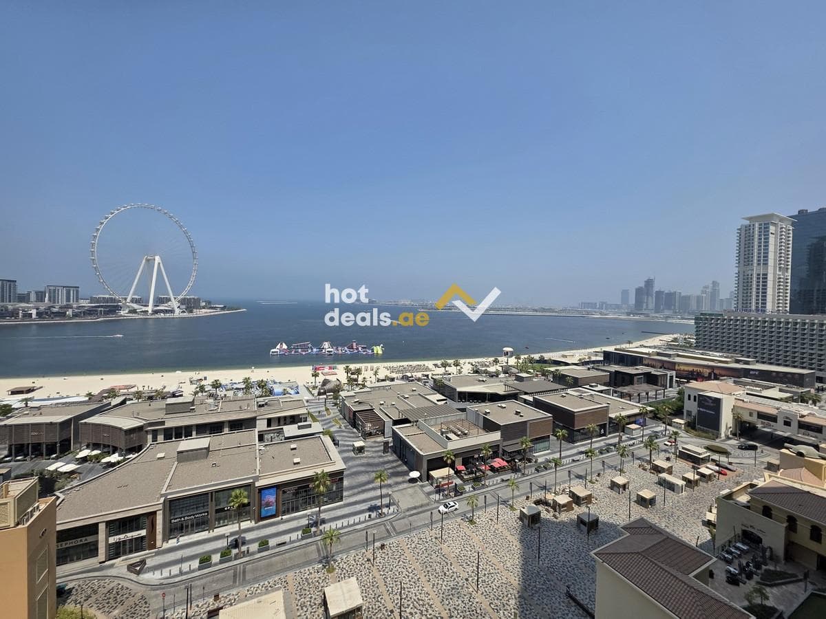 Full Sea View | Fully furnished | 3BR + Maid